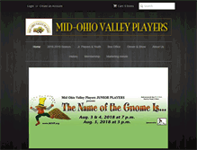 Tablet Screenshot of midohiovalleyplayers.org